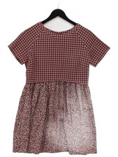 Topshop Skater Mini Dress in Multi