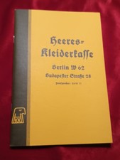 WW2 catalogue allemand pour soldats à acheter uniformes insignes épées etc