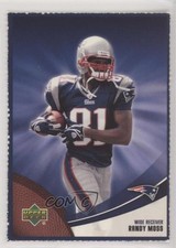 2007 Upper Deck Boston Globe New England Patriots Randy Moss #29 HOF 0a6
