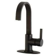 Kingston Brass LS861.CTL Continental 1.75 GPM 1 Hole Bar Faucet - Black