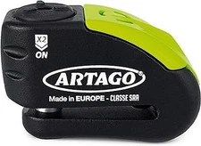 Artago Bike Scooter Quad Motorcycle Security 30X Disc Lock with Alarm 14mm Pin