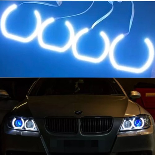 For BMW Headlight LED RGB Multi-Color Angel Eyes Halo Rings DRL Light Demon eyes - Picture 95 of 114