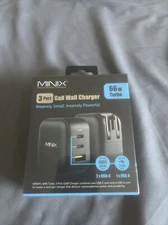 minix 66w Turbi 3 Port Gan Wall Charger