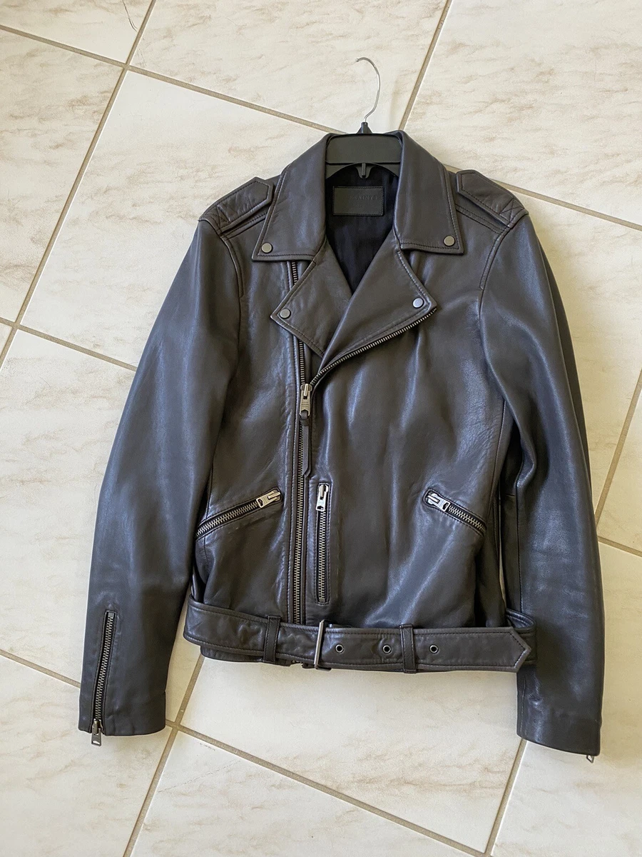 Kahawa leather hotsell biker jacket