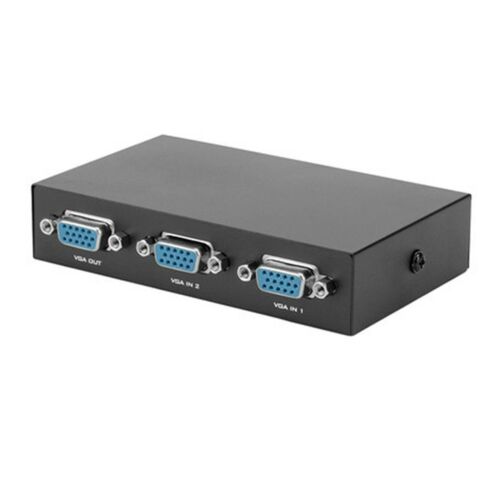 I07C VGA SVGA Monitor Switch Umschalter Box Verteiler 2 IN1 für LCD PC TV Beamer - Bild 5 von 11