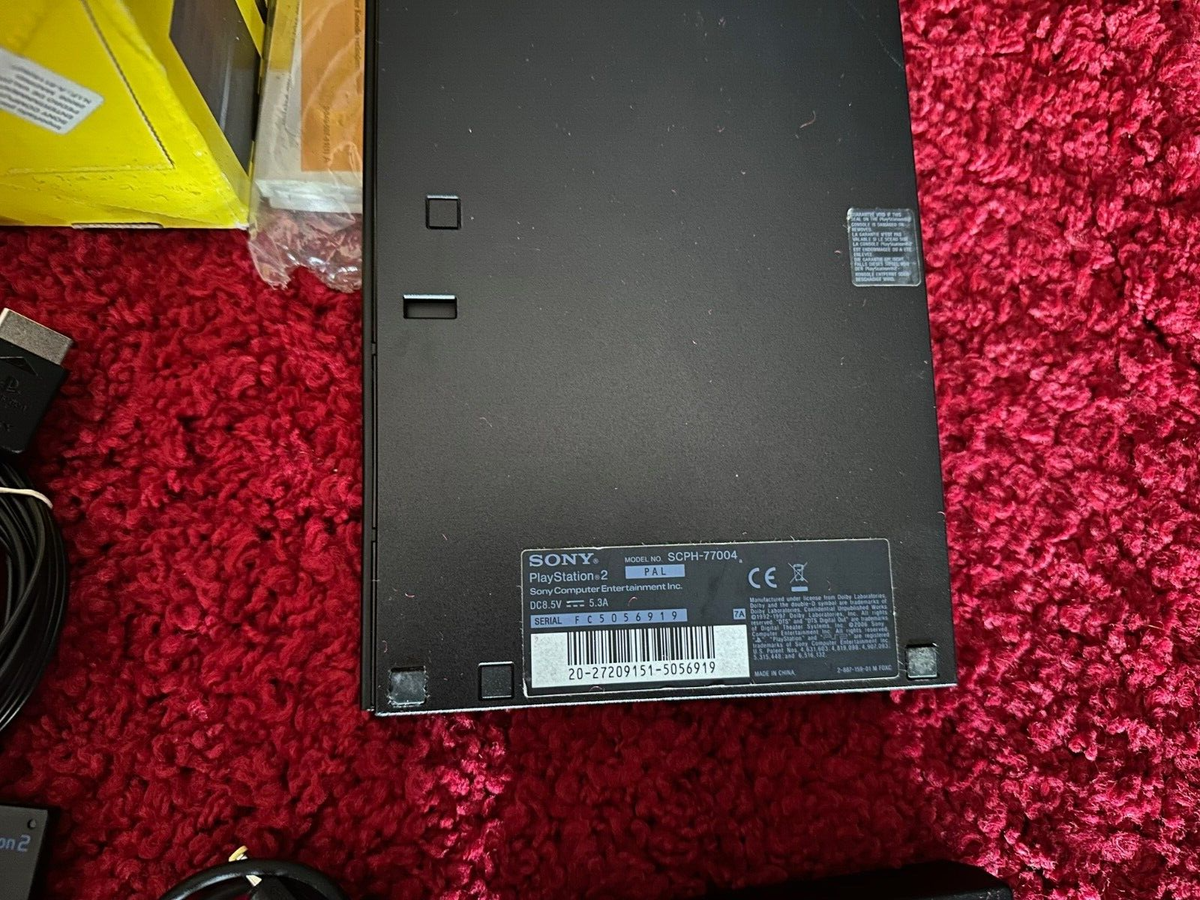 Sony PlayStation 2 PS2 Slim Console PAL CIB BOXED SCPH-77004 Sony PlayStation 2 PS2 Slim Console PAL CIB BOXED SCPH-77004