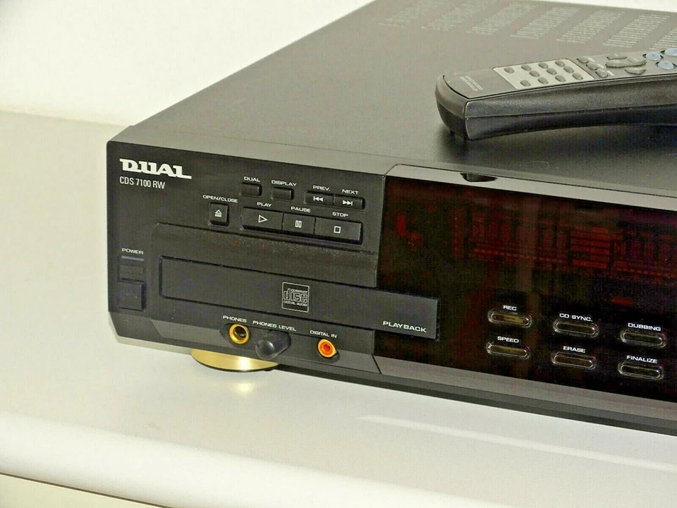 DUAL CDS 7100 RW CD-Recorder mit Doppel-Laufwerk inkl. FB, 2 Jahre Garantie - Bild 3 von 4