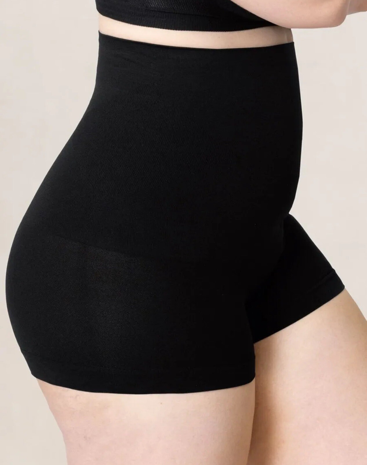 Empetua All Day Every Day High-Waisted Shaper Boyshort L Black