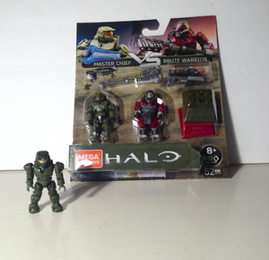 HALO INFINITE Mega Construx Halo Master Chief VS Brute Warrior + Extra Figure | eBay