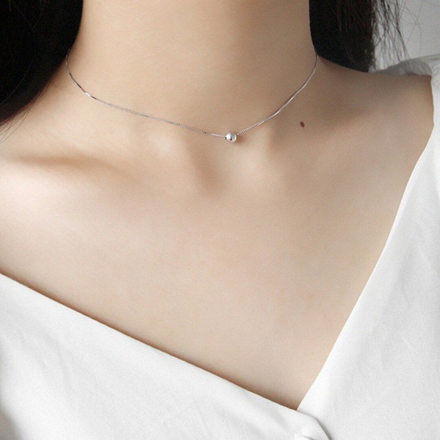 925 Sterling Silver Women Necklace 