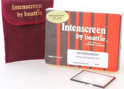 [Mint] Beattie Intenscreen Grid Screen 83341 for Mamiya 645 Super Pro from Japan