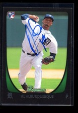 2011 Bowman AL ALBUQUERQUE Signed Card autograph auto TIGERS MIKE FRANCESA GUY