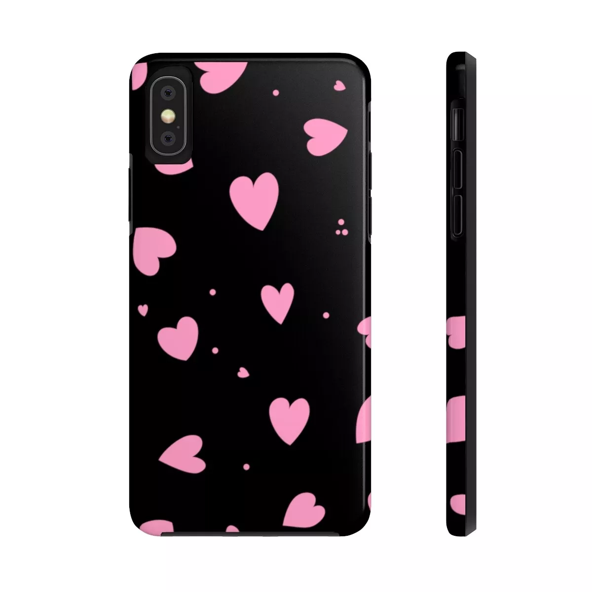 Pink Hearts Phone Case Tough Phone Case iPhone 13 Case 