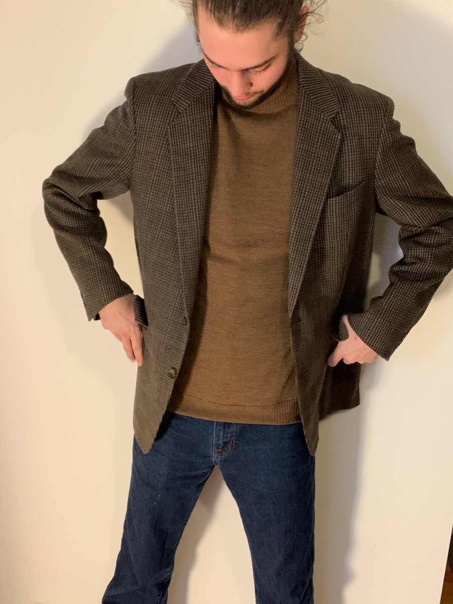 Vintage J SMEDLEY 100% wool moc sweater