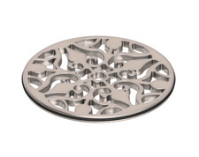 Newport Brass 243-404/15S Bathroom 4" Round Shower Drain SATIN NICKEL New