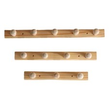 Ganchos organizadores de madera para abrigo ganchos de pared para sala de estar entrada pared o puerta