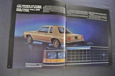 1983 Ford LTD Crown Victoria Brochure Country Squire Wagon