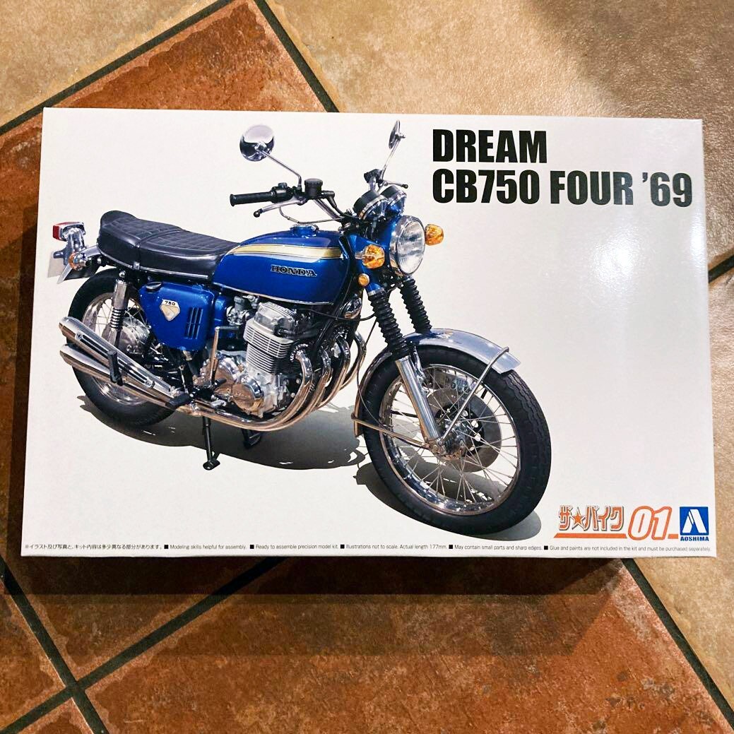 AOSHIMA Honda CB750 Dream CB750 FOUR 1969 1/12 The Bike series No