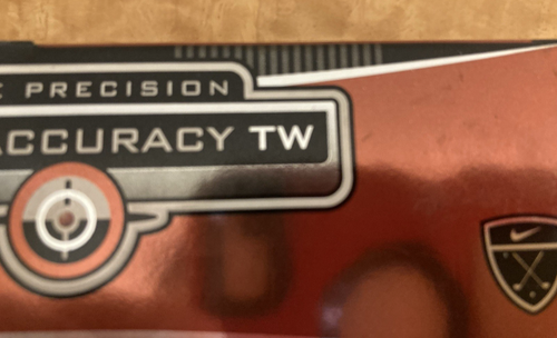 NEW Nike Precision TOUR ACCURACY TW Tiger Woods Collectible Vintage 3 BALLS RARE - Picture 9 of 19