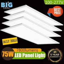 2x4 LED Ceiling Light LED Dimmable Flat Panel Light Recessed Fixtures 4-PACK 