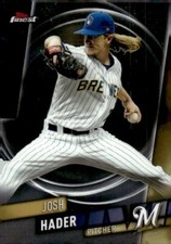 2019 Topps Finest #94 Josh Hader Milwaukee Brewers