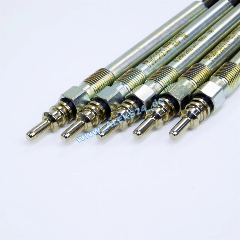 5x BOSCH GLÜHSTIFTKERZEN DURATERM für MERCEDES W210 S210 270 CDI 0 250 202 141 - Bild 3 von 4