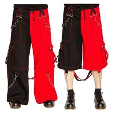Gothic Convertible Punk Rock Pant Trouser Electro Bondage Rave Cyber Chain Pant