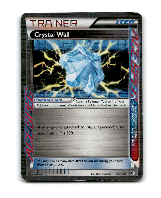 Pokemon Black & White Boundaries Crossed - Crystal Wall - 139/149 - Holo Rare