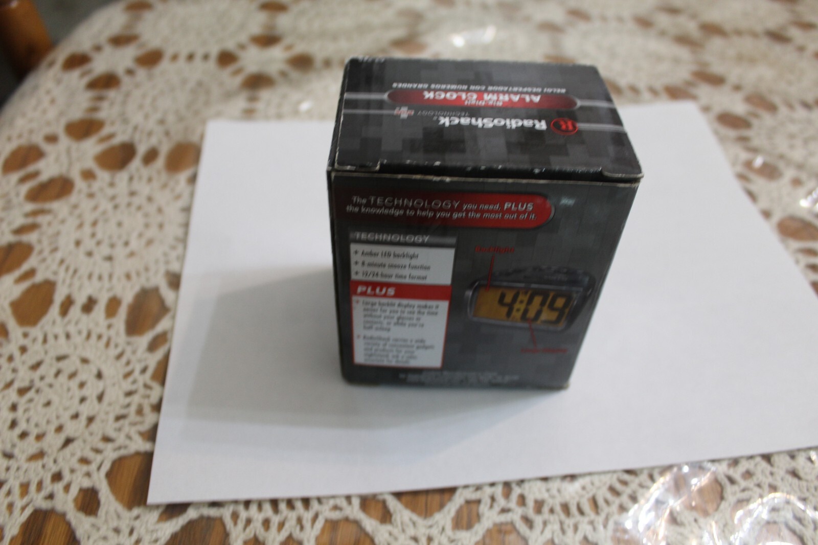 Vintage Radio Shack big digit Alarm Clock, NO 63245 eBay