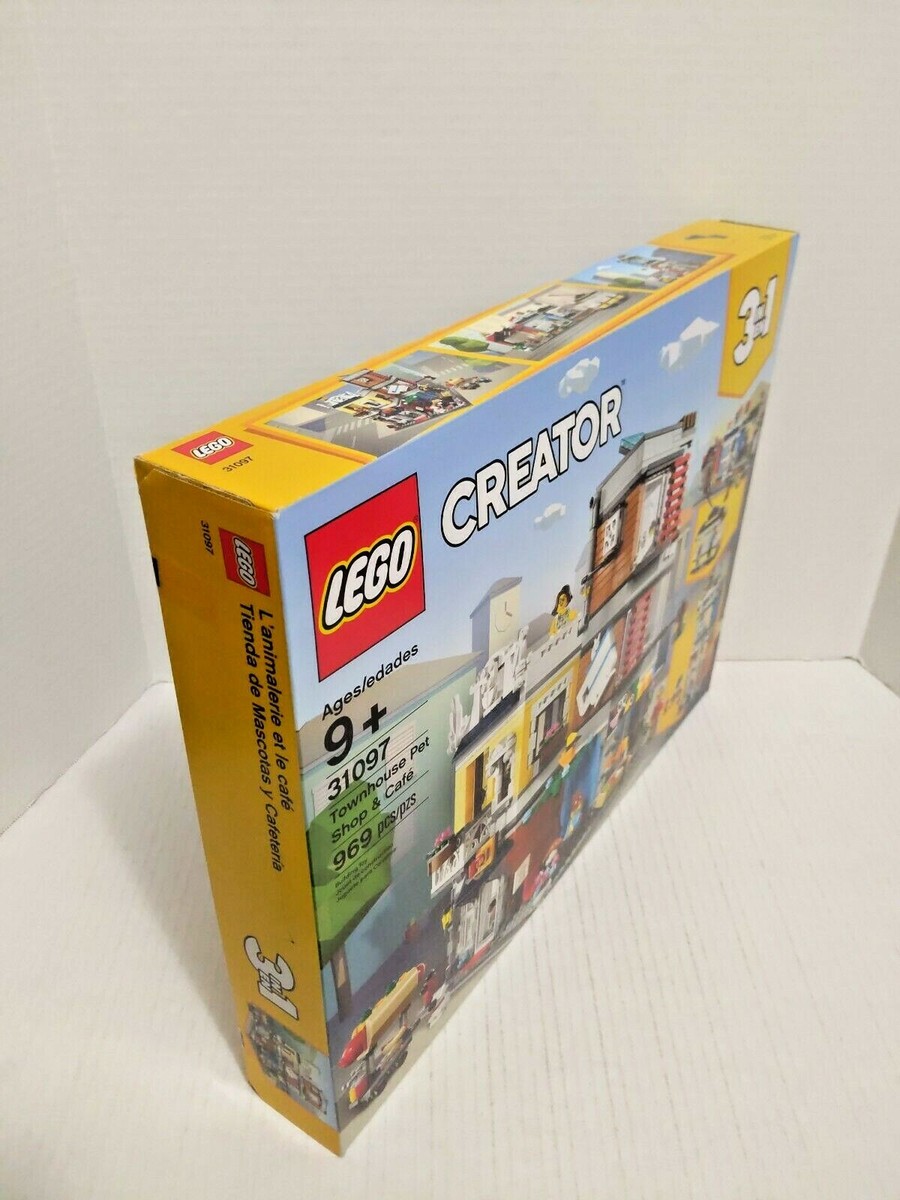 Café Lego Tienda Mascotas LEGO Creator Townhouse Pet Shop Cafe (31097)