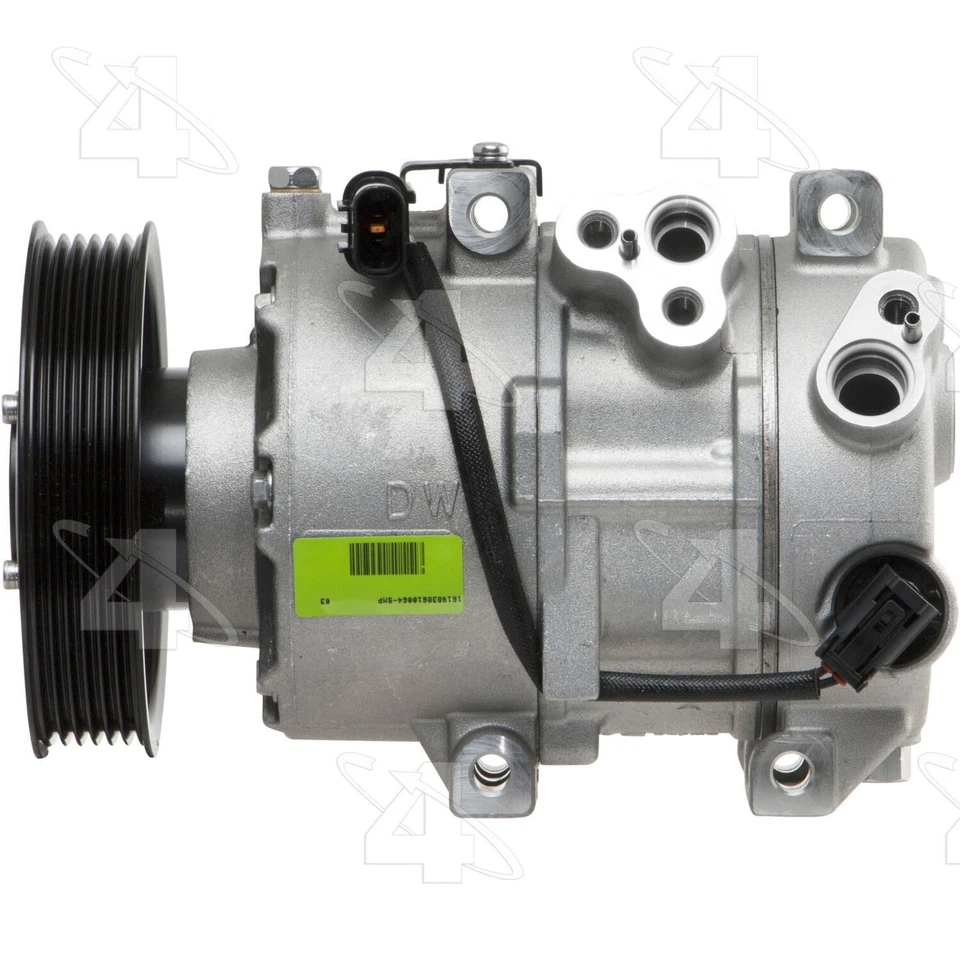 Compresor de aire acondicionado 4 estaciones para Hyundai Genesis 2013-2016 cupé 3,8 L V6 Foto 3 de 4