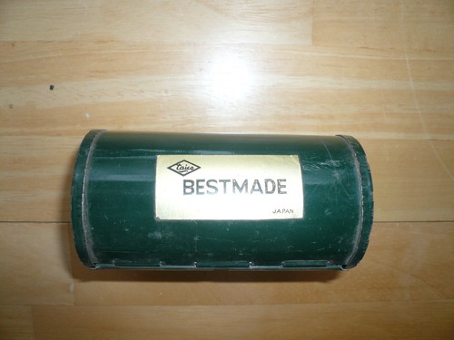 Vintage Taico Bestmade Gürtel getragen Metall Köderbox, Made in Japan, Top Zustand