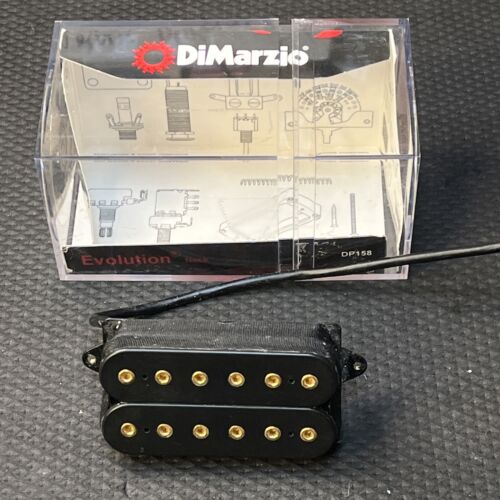 DiMarzio Evolution Neck Pickup DP158 F Spaced - Special Order Gold Poles