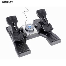 Original Pro Flight Rudder Pedals Flight Pedals with Adjustable Tension Dial