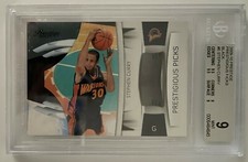 2009-10 Panini Prestige Prestigious Picks Black Stephen Curry Rookie - RC BGS 9 