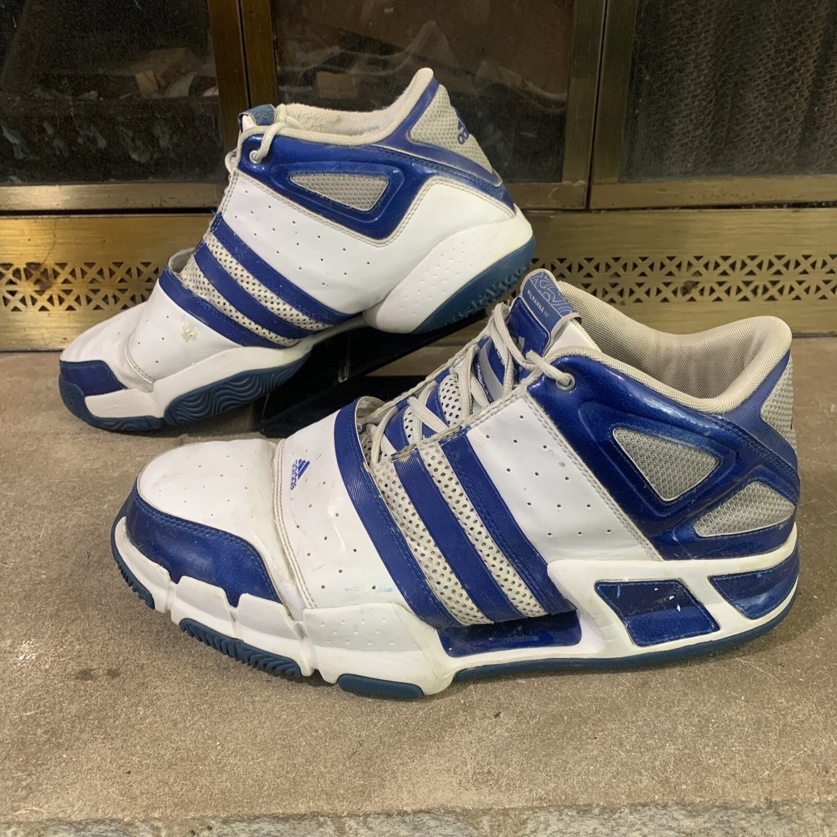 ADIDAS Pilrahna IV Blue Pro Torsion System Basketball Gym
