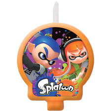 Splatoon Video Game Nintendo Manga Birthday Party Decoration Molded Cake Can (1)