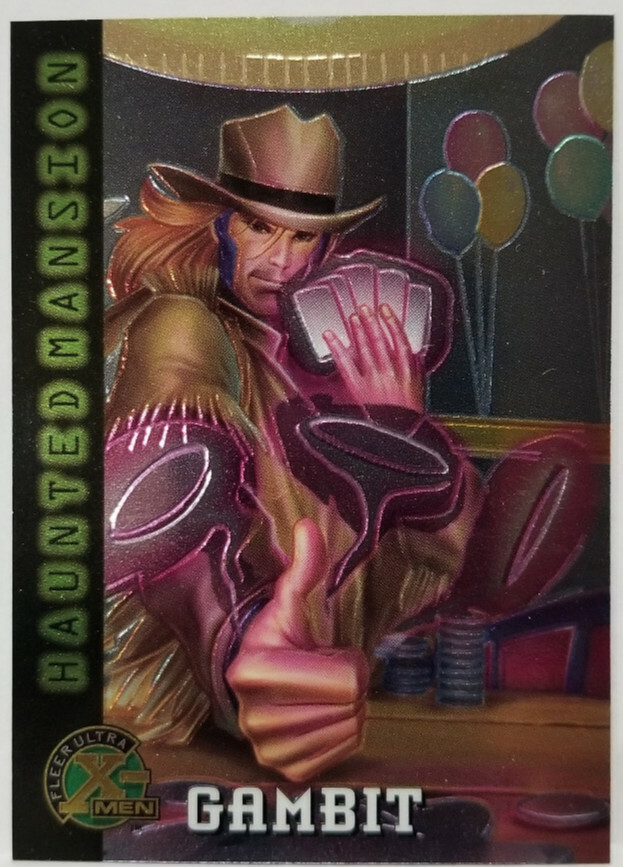 Gambit 1995 Marvel Fleer Ultra X-men Haunted Mansion