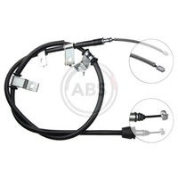 A.B.S. Handbremsseil Bremsseil Rechts Passend FüR Hyundai Getz TB K15358