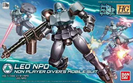 HG 1/144 Leo NPD Gundam Build Divers Bandai Model Kit Gunpla