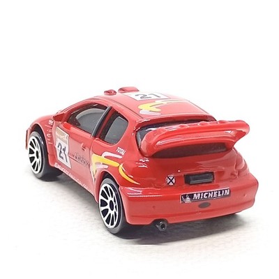 Majorette Peugeot 206 WRC no.21 Clarion Red 1:57 (3