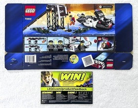 LEGO STAR WARS CITY THE LEGO MOVIE RETIRED BOX & MANUAL LOT 9496 60025 70802