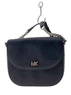 MICHAEL KORS Shoulder Bag, Leather, Black OA-1811