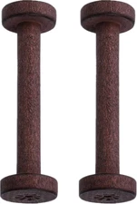 2 Pieces Large Wood Spools Empty Thread Spools Unfinished Wooden Barrel Spools S