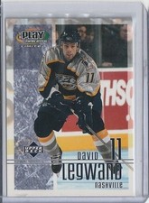 2001-02 UD Playmakers Limited #55 David Legwand Nashville Predators