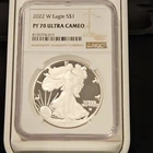 2022-W Proof American Silver Eagle NGC PF70 Ultra Cameo