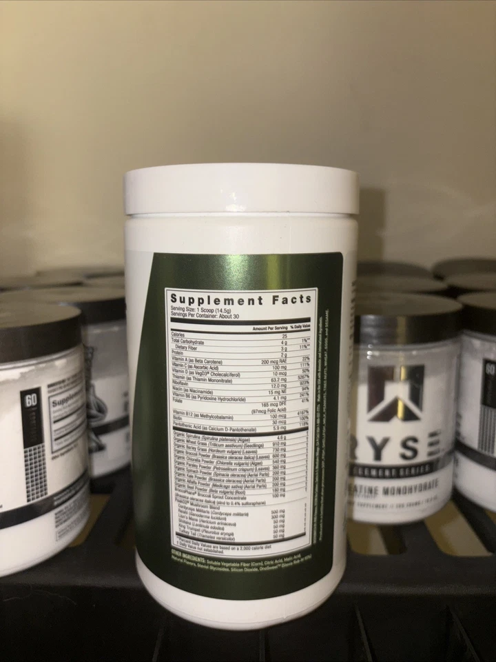 Suplemento JYM Science Greens sabor pepino melancia 30 porções EXP 4/26 - Imagem 2 de 3