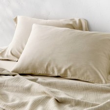 Standard 400 Thread Count Rayon from Bamboo Pillowcases Light Olive Green -