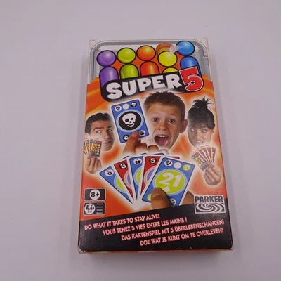 Super 5 Gesellschaftsspiel Das Kartenspiel mit 5 Überlebenschancen - Bild 1 von 3