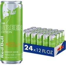 Red Bull Green Edition Curuba Elderflower Energy Drink, 12 Fl Oz, 24 Cans